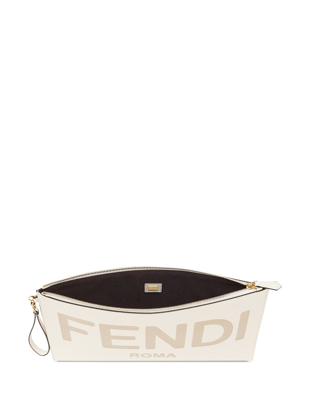 фото Fendi плоский клатч с логотипом