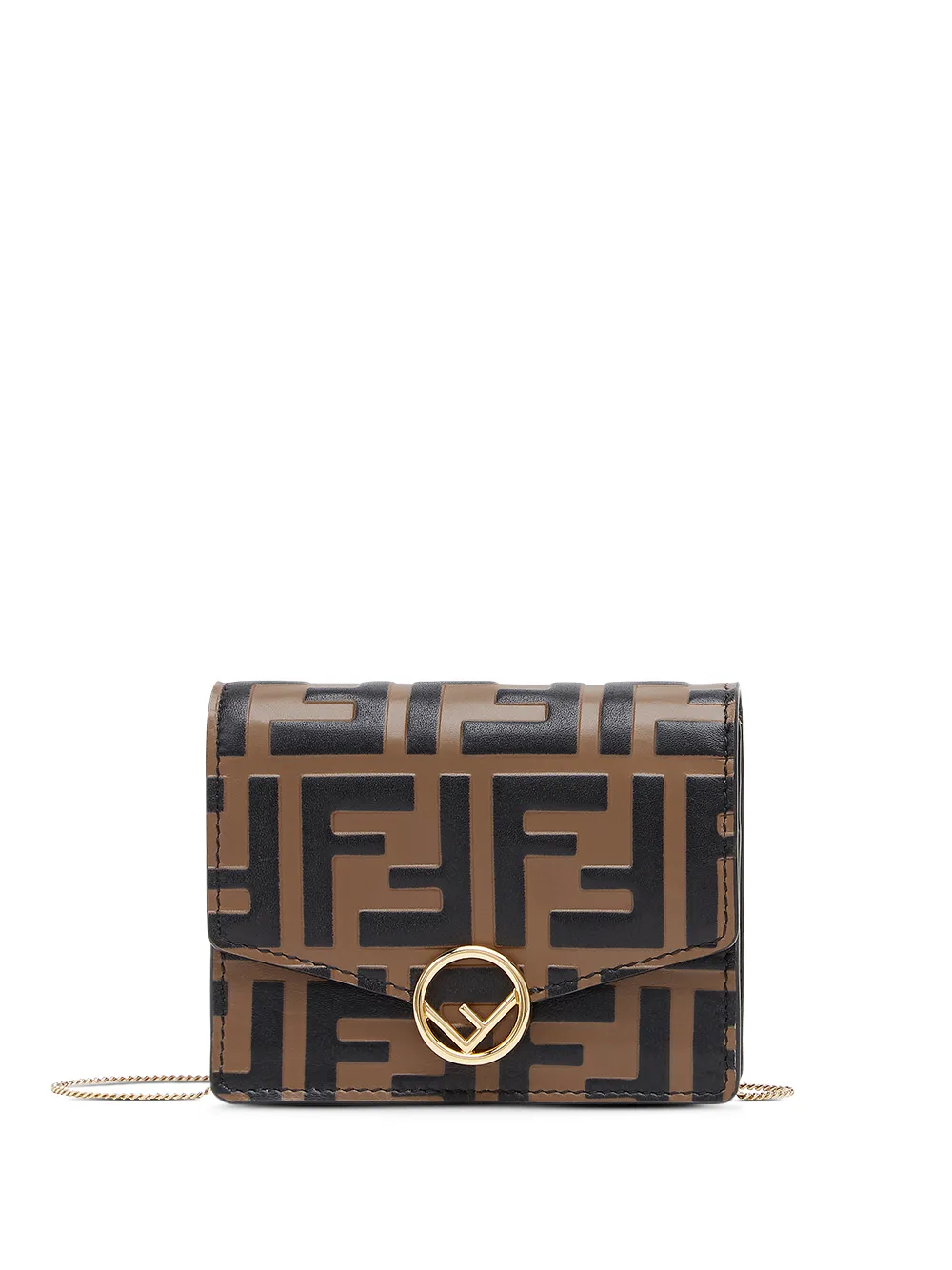 Fendi brown \u0026 black F is Fendi mini bag 