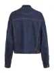 Imagem 2 de Fendi Jaqueta jeans com detalhe matelassê em cetim