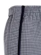 Fendi falda de tubo a cuadros gingham