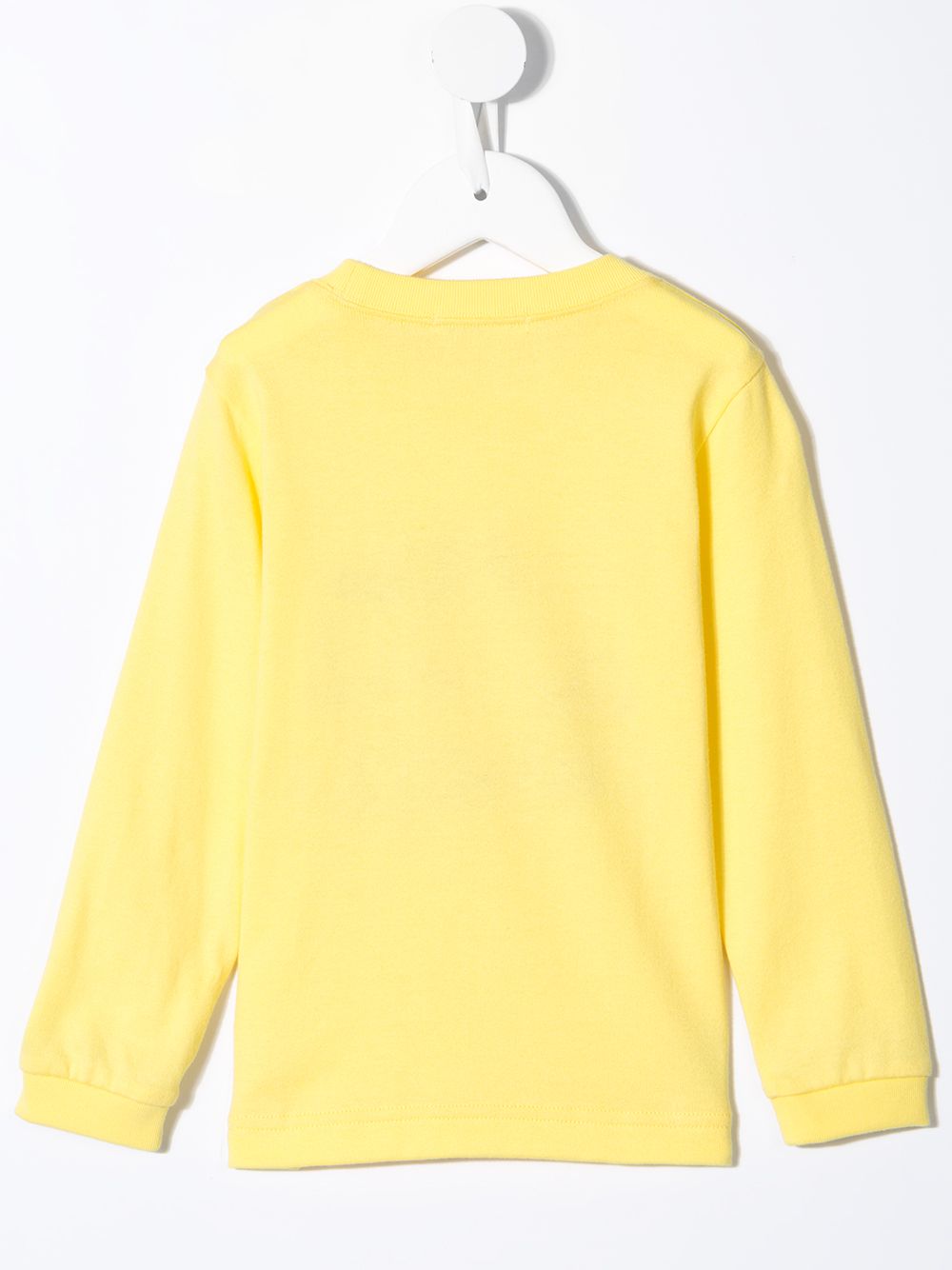 Shop Familiar Trees Print Sweatshirt In Yellow