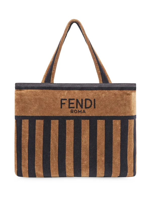Fendi ストライプ タオルバッグ 通販 Farfetch