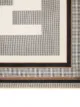 Fendi gingham and stripe-print scarf