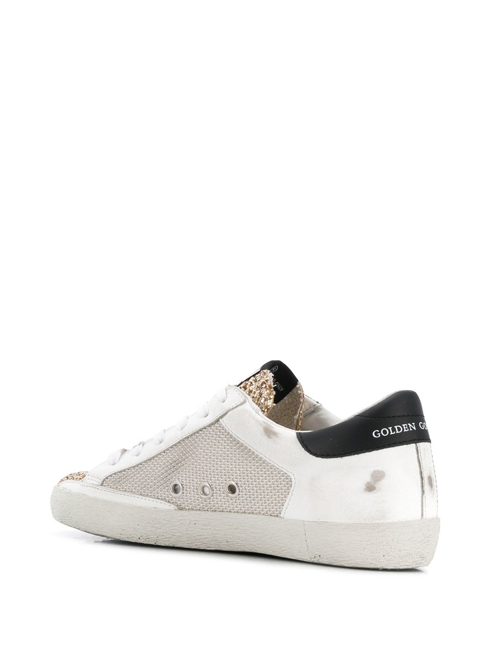 фото Golden goose glitter panel low top sneakers