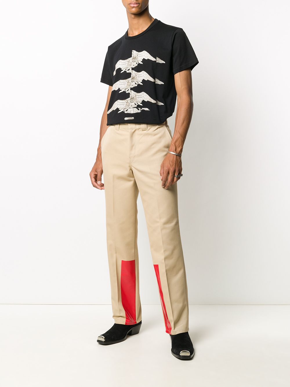 Image 2 of Helmut Lang high rise straight leg trousers