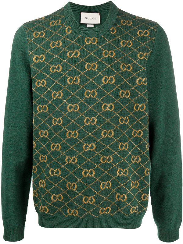 Gucci GG jacquard wool jumper 