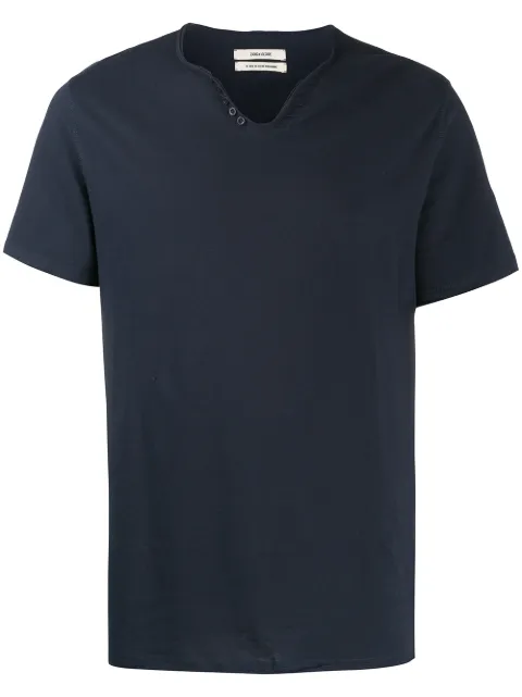 Zadig&Voltaire Monastir Henley-neck T-shirt