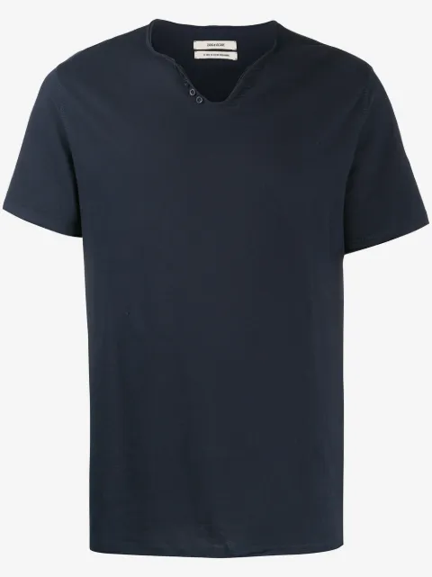 Zadig&Voltaire Monastir Henley-neck T-shirt