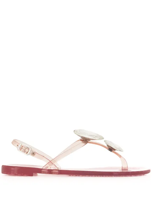 Sandales ornées de cristal - Casadei - Modalova