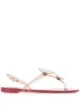 Image 1 of Casadei heart crystal-embellished sandals