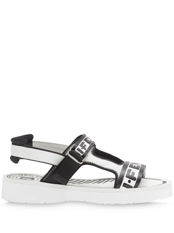 fendi white sandals