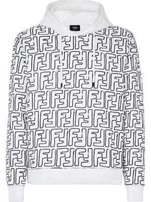 fendi hoodie white