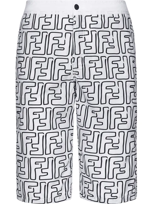 fendi ff swim shorts