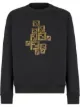 Image 1 of Fendi FF sequin-motif sweatshirt
