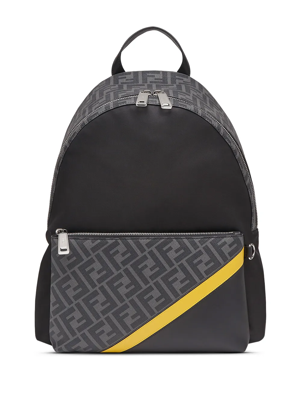 Image 1 of Fendi FF panelled backpack