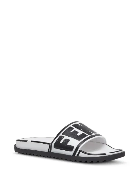 fendi slides white