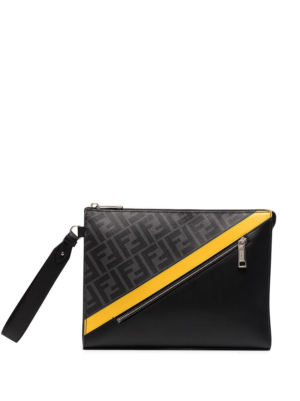 FENDI Portemonnee met logo - Zwart