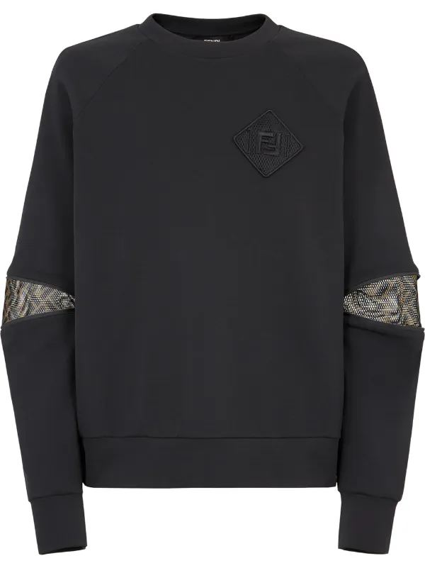 fendi zip sweatshirt