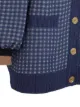 Fendi check-pattern V-neck cardigan