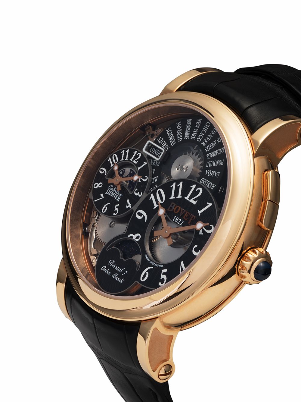 фото Bovet наручные часы récital 7 orbis mundi dimier 46 мм