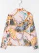 Image 2 of Young Versace TEEN baroque fan-print shirt