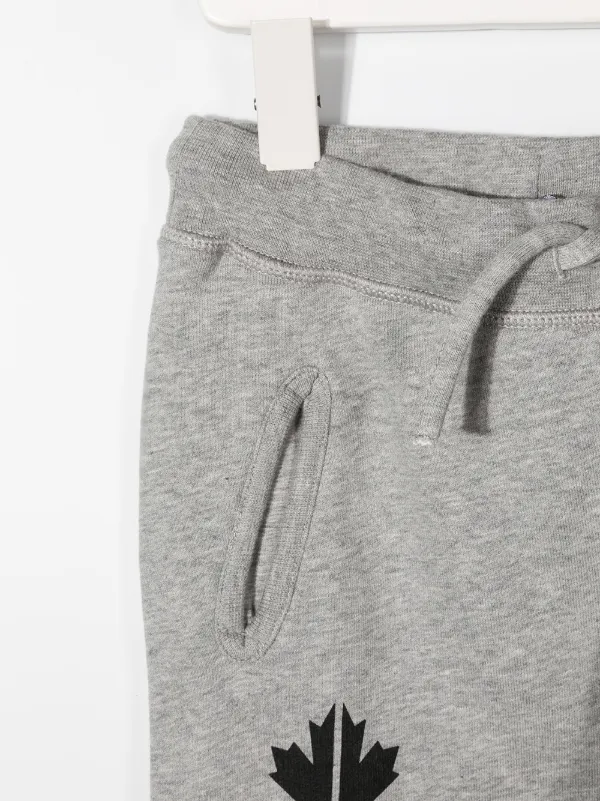 grey leaf track pants