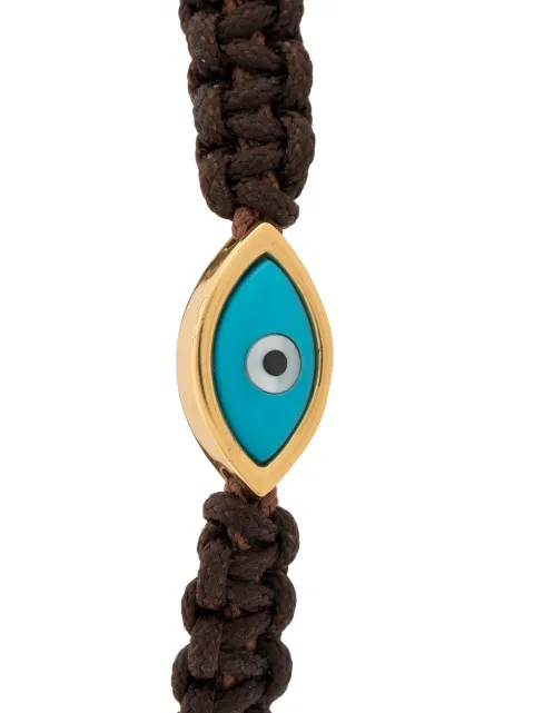 Nialaya Jewelry Evil Eye String Bracelet Farfetch
