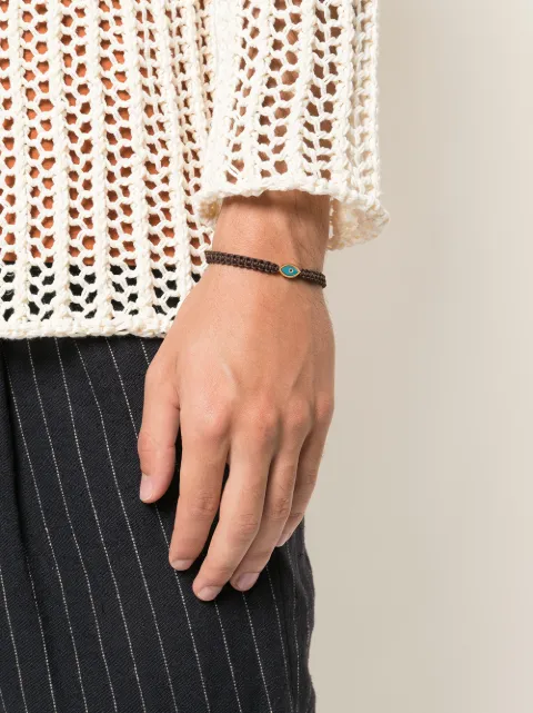 Nialaya Jewelry Evil Eye String Bracelet Farfetch