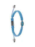 Nialaya Jewelry Evil Eye string bracelet - Blue