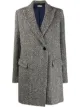 Image 1 of Zadig&Voltaire herringbone single-breasted coat