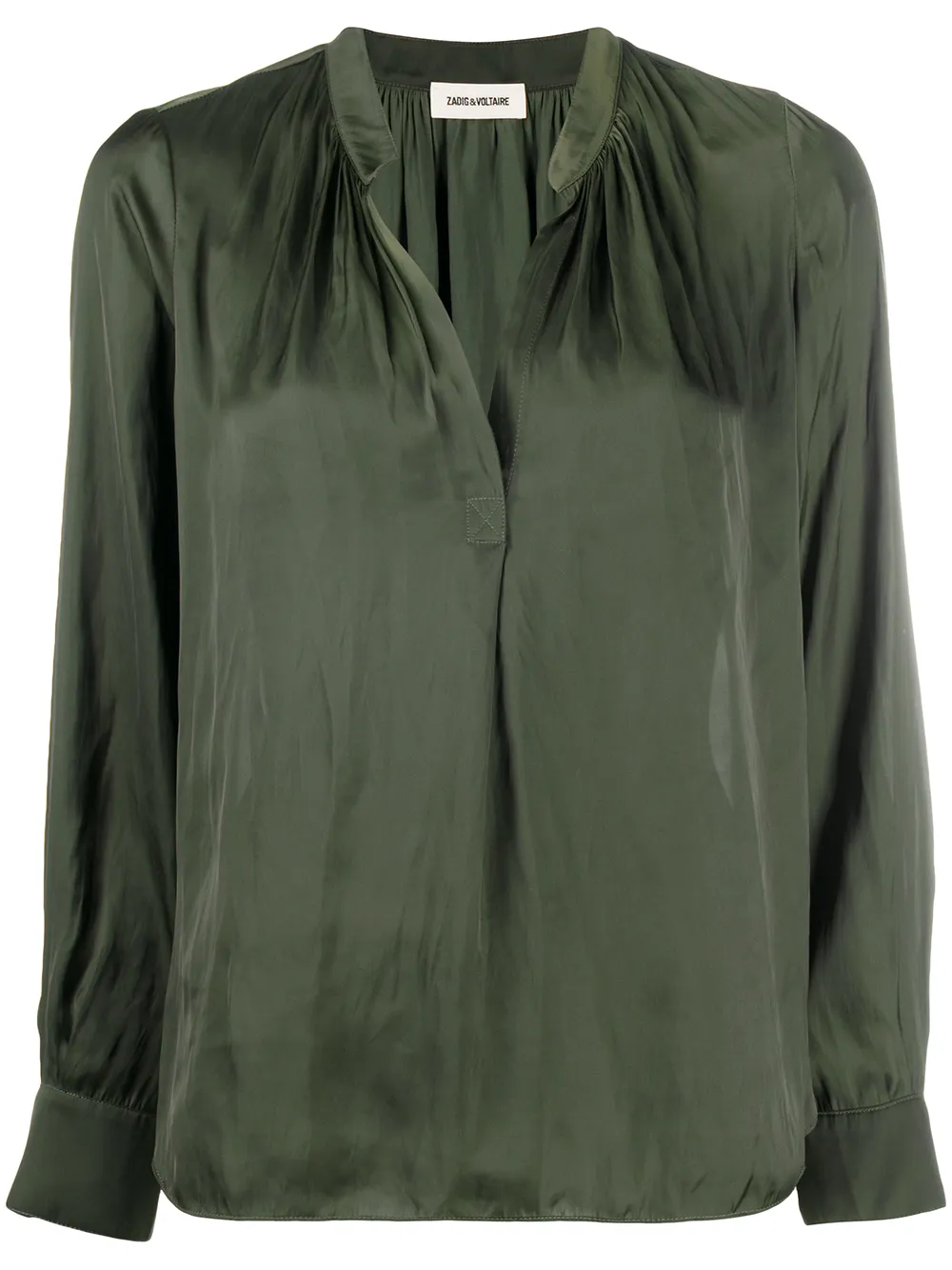 blouse à col v