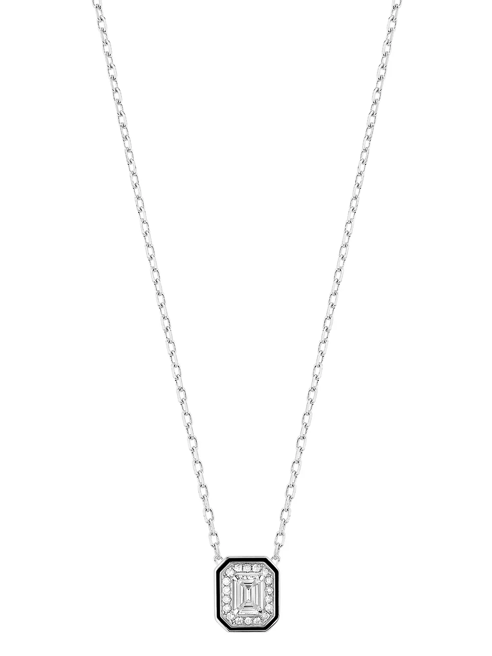 Boucheron Liseré ダイヤモンド ネックレス 18Kホワイトゴールド - シルバートーン Boucheron Liseré ダイヤモンド ネックレス 18Kホワイトゴールド - シルバートーン