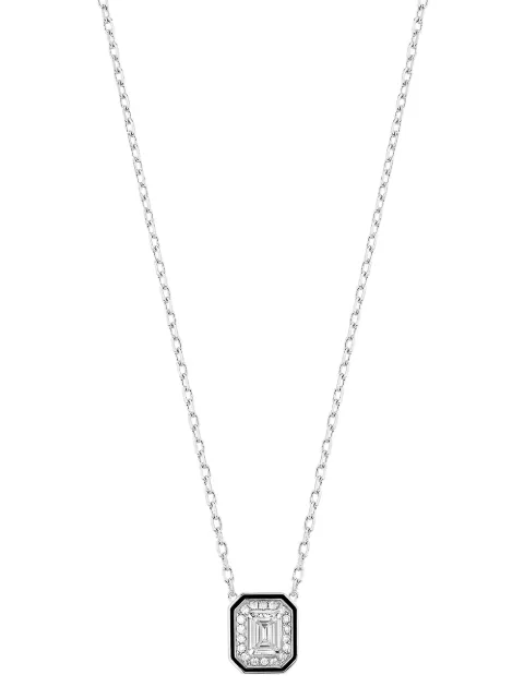 Boucheron 18kt white gold diamond Liseré pendant necklace