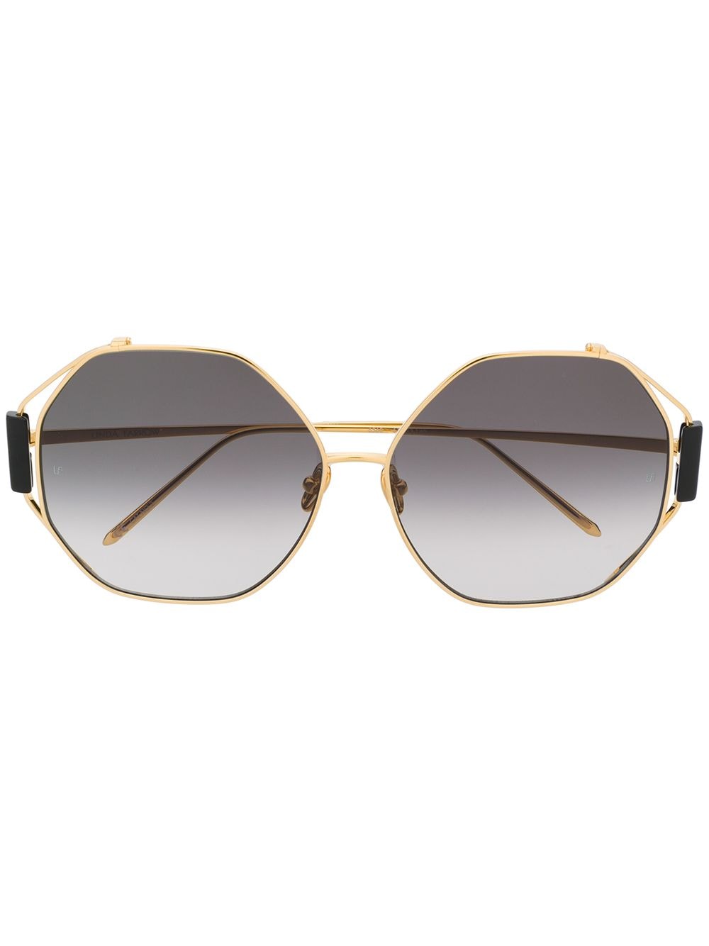 Image 1 of Linda Farrow Marie heptagonal sunglasses