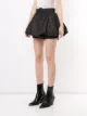 Self-Portrait puffball-layer belted shorts