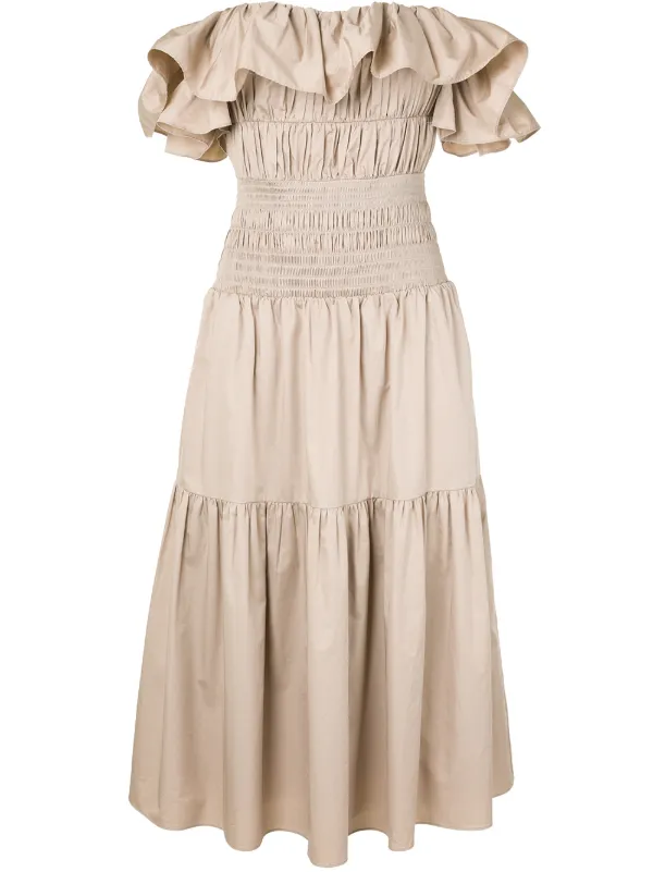 self portrait ruffle dress
