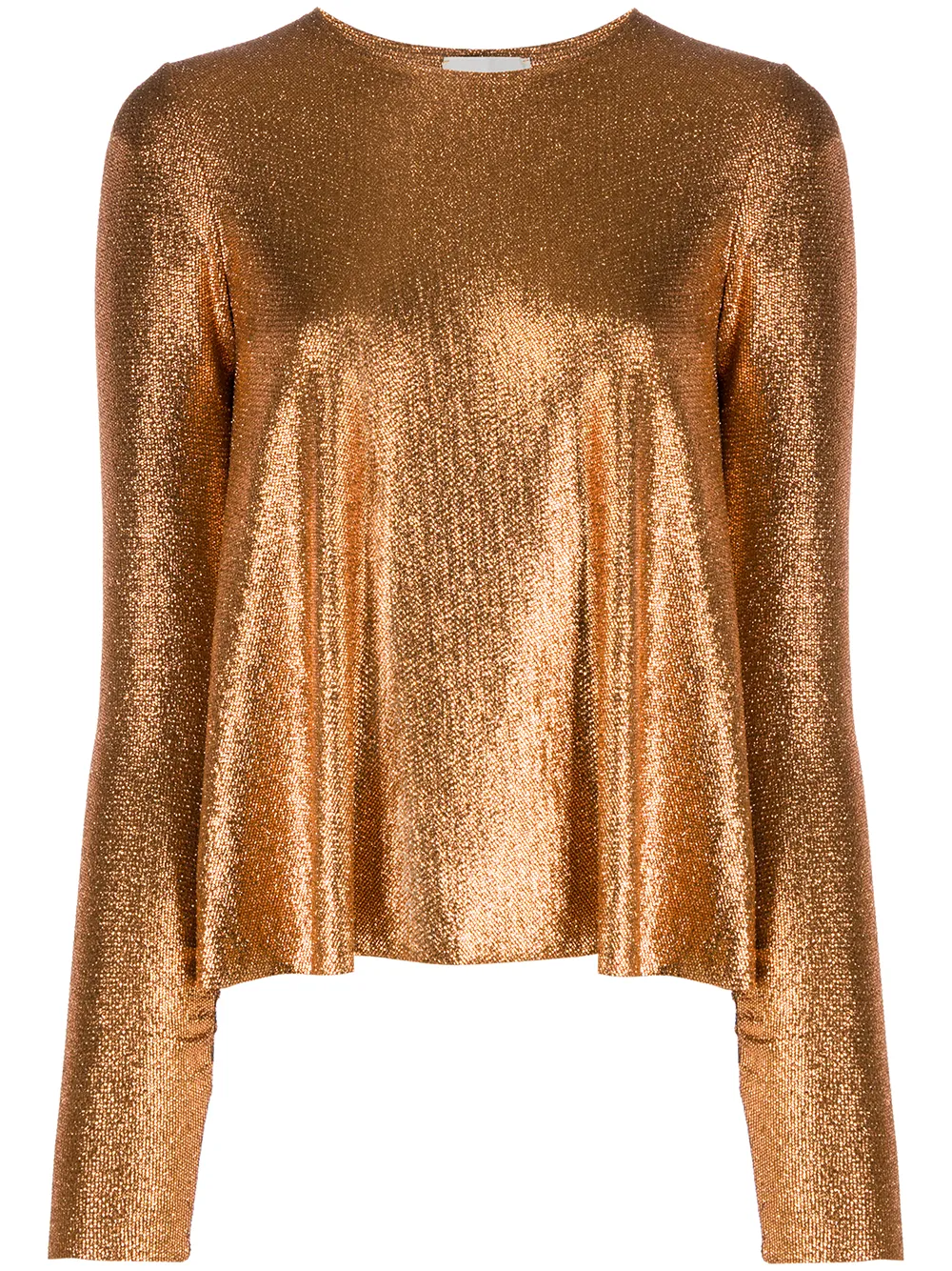 Forte Forte Langarmshirt Im Metallic-Look vZPTU mT2U1 Forte Forte Langarmshirt Im Metallic-Look vZPTU mT2U1