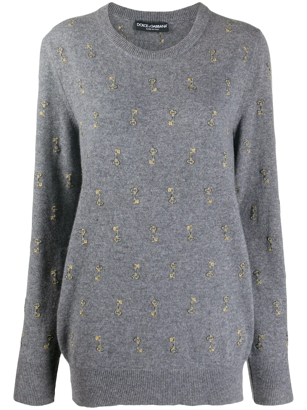 Dolce & Gabbana Bestickter Kaschmirpullover OHiG2 GBLHZ Dolce & Gabbana Bestickter Kaschmirpullover OHiG2 GBLHZ