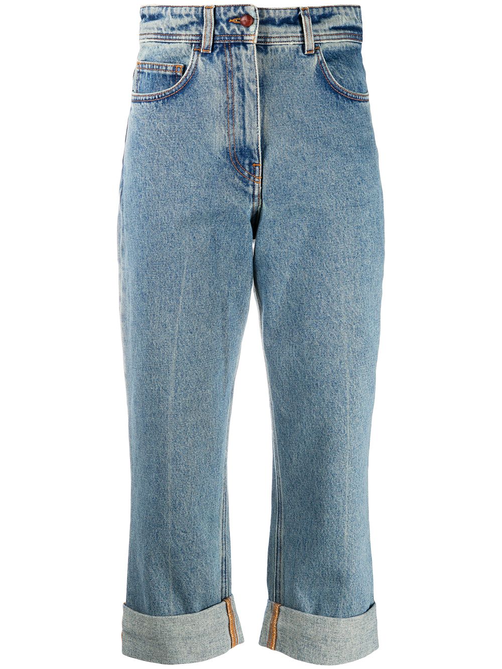 фото Philosophy di lorenzo serafini укороченные джинсы с завышенной талией