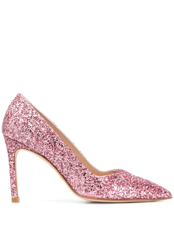 stuart weitzman pink pumps