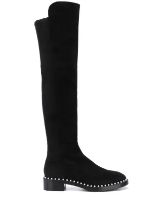 stud trim boots