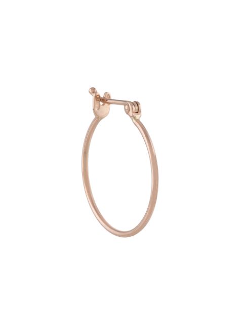 Dodo - 9kt rose gold small single hoop earring