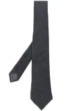 Brunello Cucinelli adjustable chevron tie - Grey