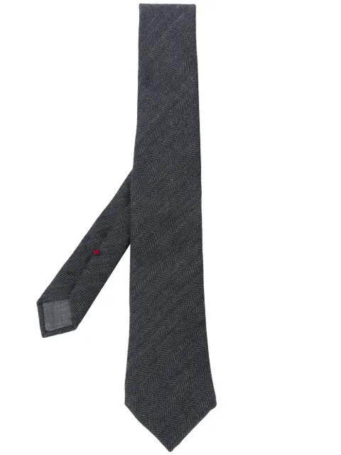 Brunello Cucinelli adjustable chevron tie