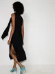 Fendi pussy-bow sleeveless midi dress