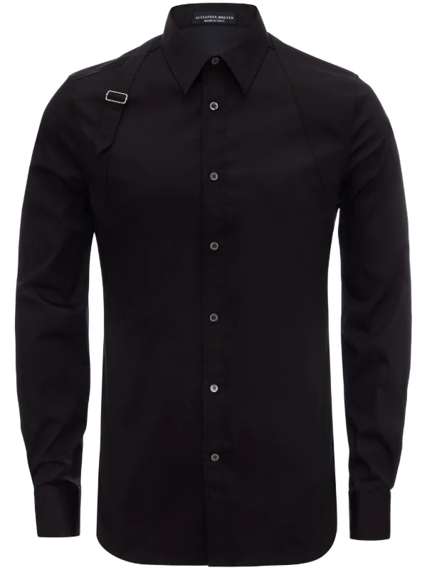 Alexander McQueen Camisa Con Detalle De Hebilla Negro FARFETCH PE