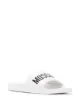 Image 2 of Moschino logo embossed slides