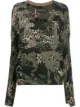 Image 1 of Zadig&Voltaire leopard-print V-neck pullover