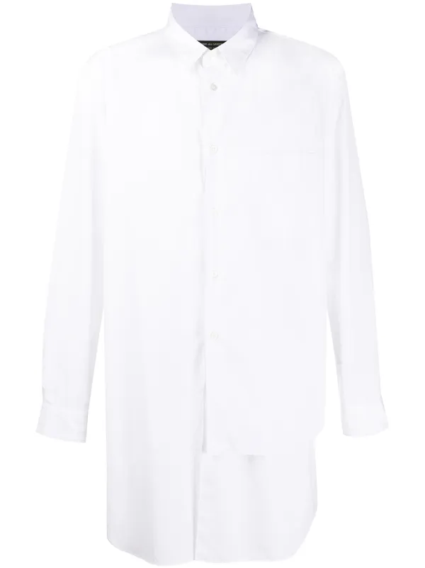 comme des garcons homme plus asymmetric shirt