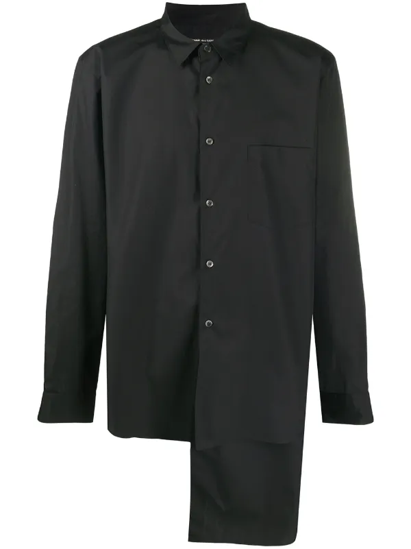 comme des garcons homme plus asymmetric shirt